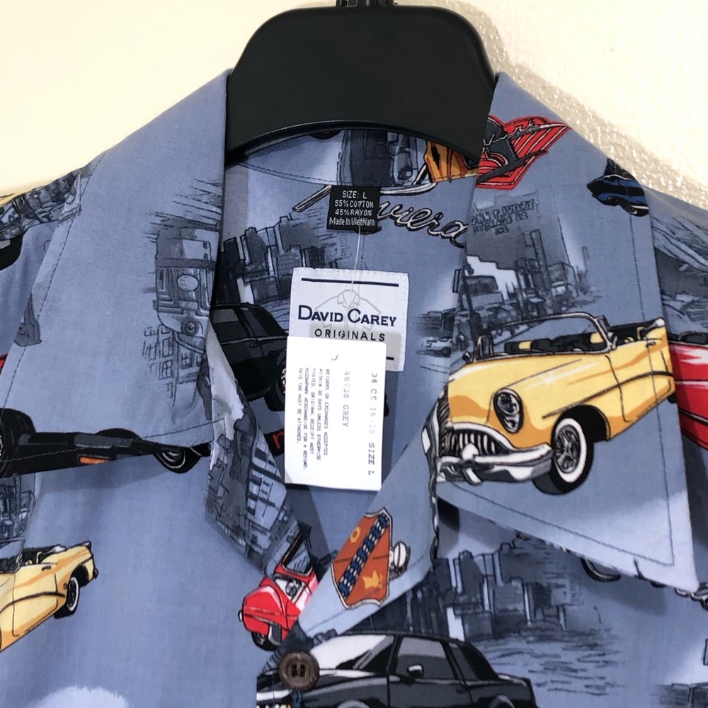 David Carey Originals Vintage Sportscar Shirt - Picture 2 of 3